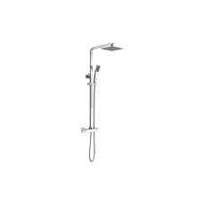 Lamyatt Square Thermostatic Shower With Overhead Chrome